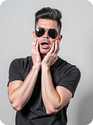 Professional AI-generated headshot example from Stream Star collection showing streaming platforms and content creators - sample 3